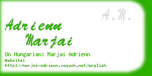 adrienn marjai business card